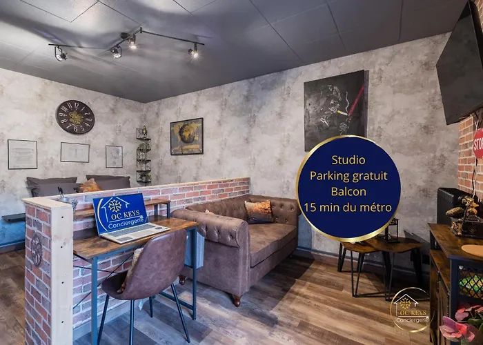 Cozy La Fabrique Balcony & Free Parking Apartman *